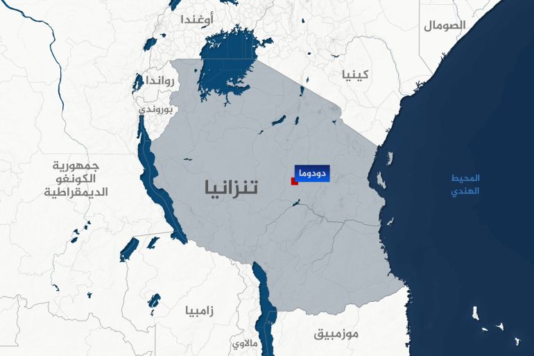 تنزانيا تنعى رئيس وزرائها الأسبق وتعلن الحداد 19 تصميم خاص خريطة تنزانيا