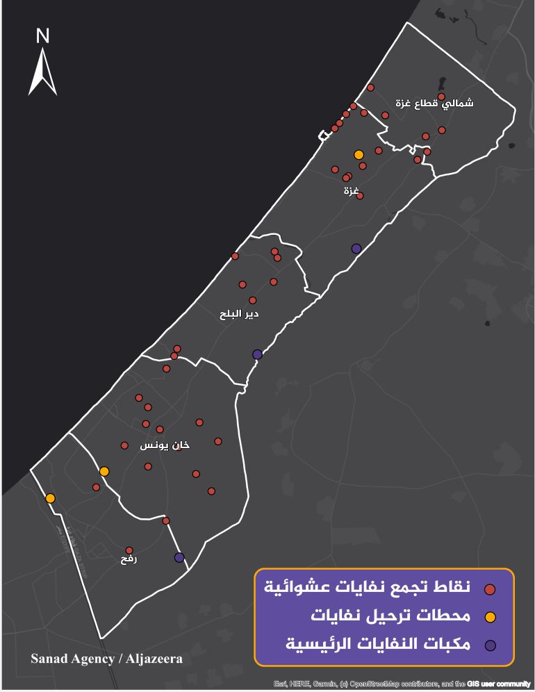 صور أقمار صناعية تكشف انتشارا خطيرا للنفايات في غزة 22 illup 1747132613