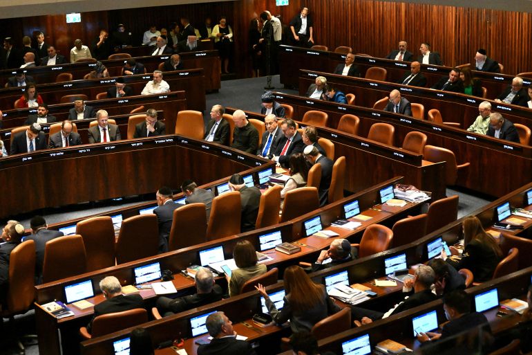 ما علاقة إسرائيل بالأقليات في سوريا؟ 24 Israeli Prime Minister Benjamin Netanyahu attends the opening of the 25th Knesset session marking the anniversary of the “Iron Swords” war on Monday, in Jerusalem, October 28, 2024. DEBBIE HILL/Pool via REUTERS