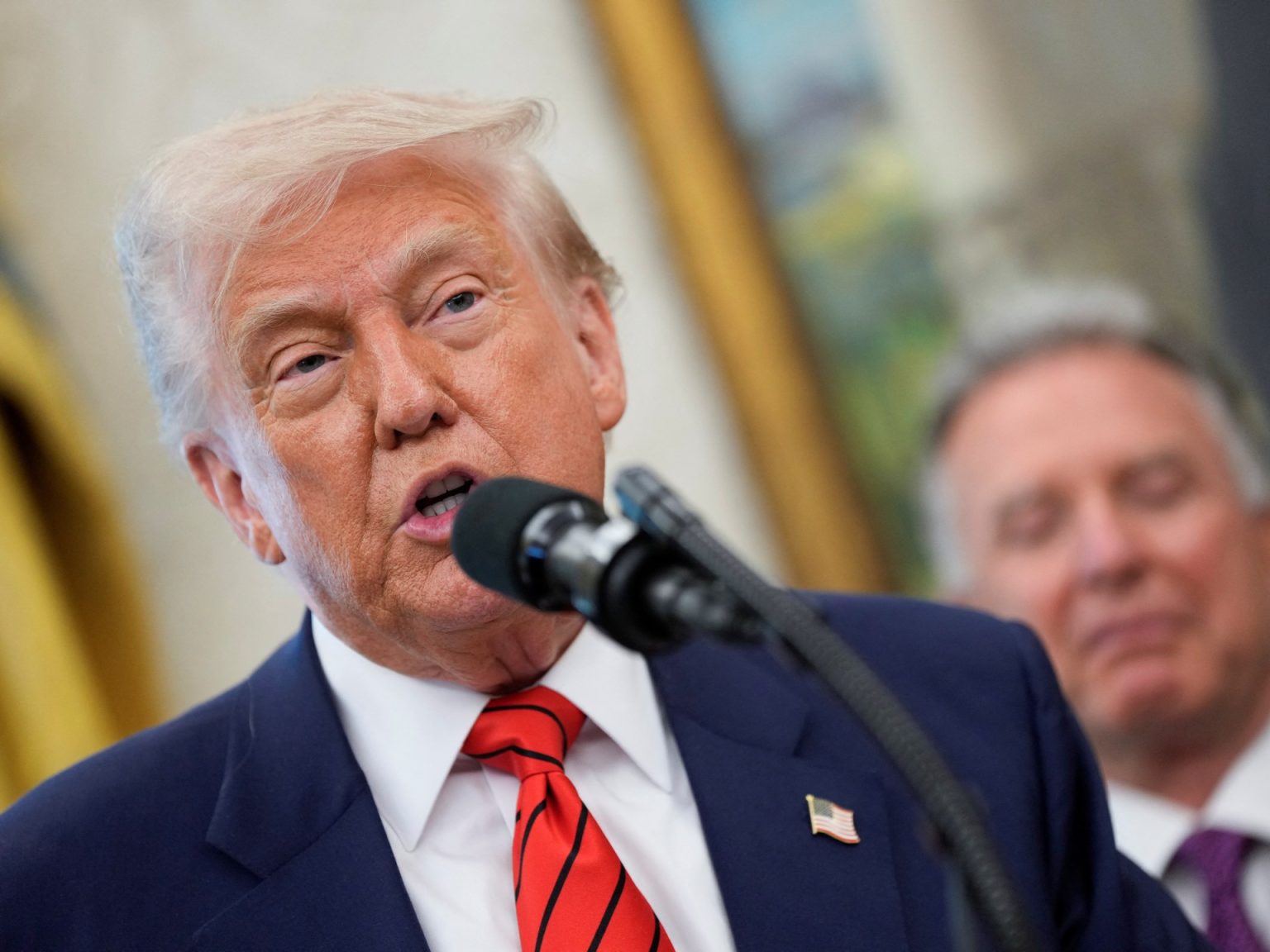 ترامب يلمح إلى إعلان وشيك بشأن غزة truump 1746567040