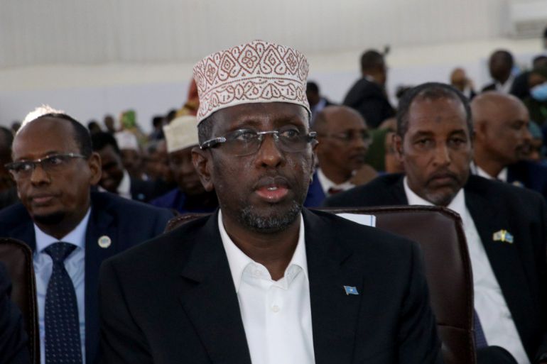 الصومال ومتلازمة الانتخابات.. تصاعد الخلافات وتزاحم الأزمات 1 MOGADISHU, SOMALIA - MAY 15: Somalia's former president Sheikh Sharif Ahmed attends a session as members of the lower and upper house of the legislature meet to elect the new president in Mogadishu, Somalia on May 15, 2022. ( Tufan Aktaş - Anadolu Agency )