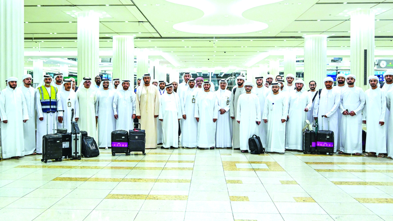 85 حاجاً من موظفي حكومة دبي يغادرون إلى الأراضي المقدسة 1748814920 image