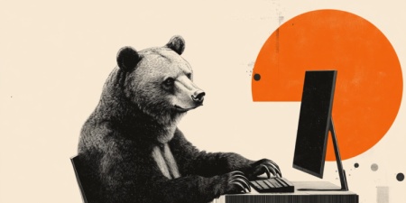 bearish computer Large