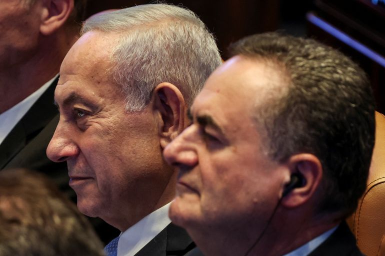 ماذا نعرف عن كاتس الذي وعد بحرق طهران؟ 1 Israeli Prime Minister Benjamin Netanyahu and Foreign Minister Israel Katz attend a Plenum session of the Knesset, Israel's Parliament, in Jerusalem, June 11, 2025 REUTERS/Ronen Zvulun