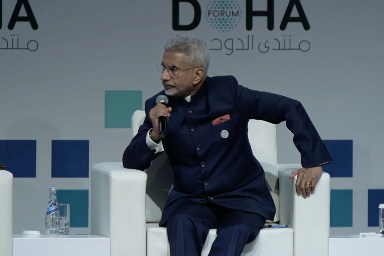 لماذا يدير مودي ظهره لترامب الآن ويتجه إلى عدوه التاريخي؟ 1 وزير الخارجية الهندي سوبرامانيام جايشانكار في افتتاح منتدى الدوحة