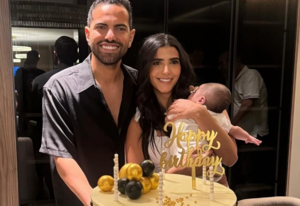 نجل ريم سامي يتعرض لإصابة خطيرة في الرأس إثر سقوط مؤلم 2607062