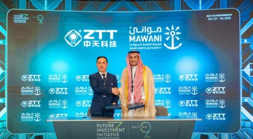 اتفاقية بين"موانئ" ومجموعة ZTT الصينية لتأجير أرض لإنشاء مصنع للكيابل البحرية والأرضية بميناء رأس الخير ajel2F2025 10 302Fule1kk622FScreenshot 2025 10 30 222806