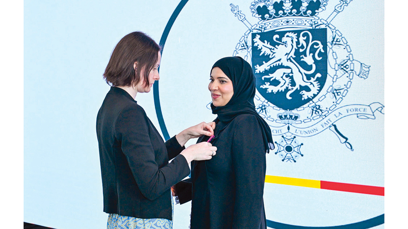 حبيبة الصفار.. أول عالمة إماراتية تفوز بوسام ليوبولد البلجيكي برتبة «فارس» 1764219511 image