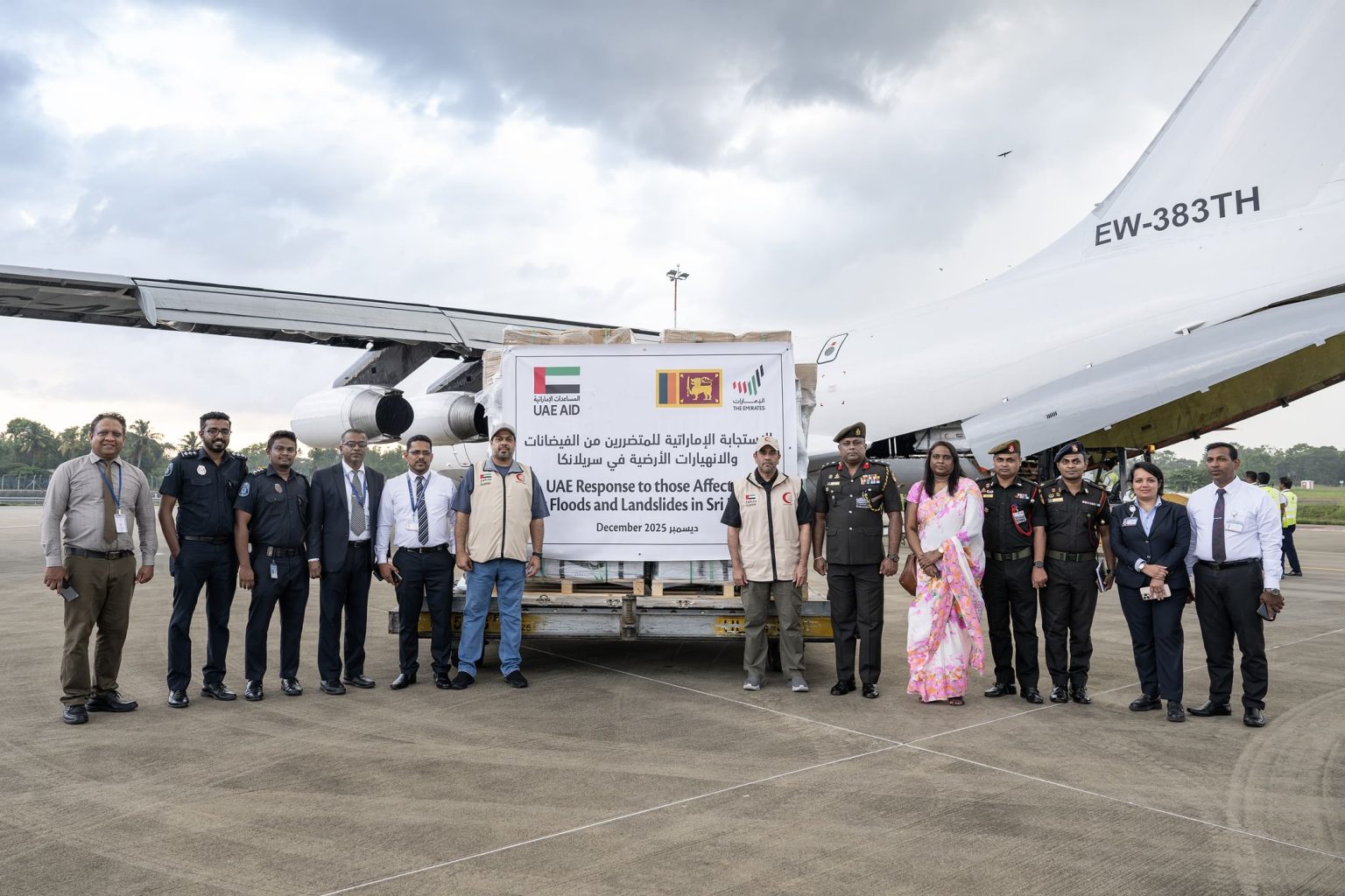 الإمارات ترسل طائرة مساعدات سابعة لدعم متضرري فيضانات سيريلانكا 1765130772 image