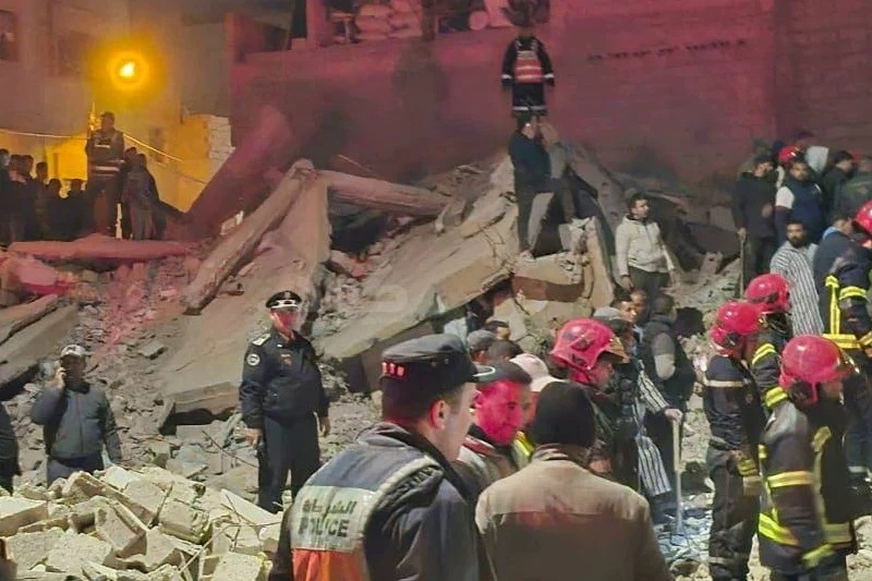 22 قتيلا في انهيار مبنيين في فاس المغربية 1765385099 image