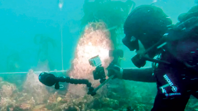 جدار حجري عمره 7000 عام تحت الماء في فرنسا 1765682356 image