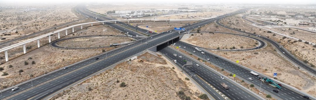 “طرق دبي”: إنجاز تطوير تقاطع شارع الشيخ زايد بن حمدان آل نهيان مع شارعي العوير والمنامة في 2028 1765697852 image