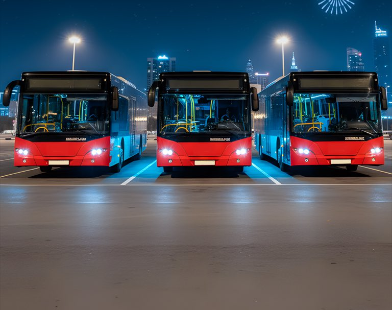 حافلات مجانية لنقل المحتفلين برأس السنة في دبي 1767103488 image