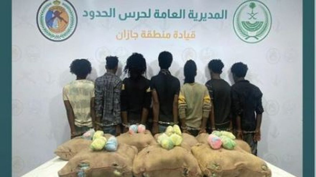 القبض على 9 مخالفين إثيوبيين لتهريبهم القات والحشيش بمنطقتي عسير وجازان ajel2F2025 12 102Folzpkrol2FCapture