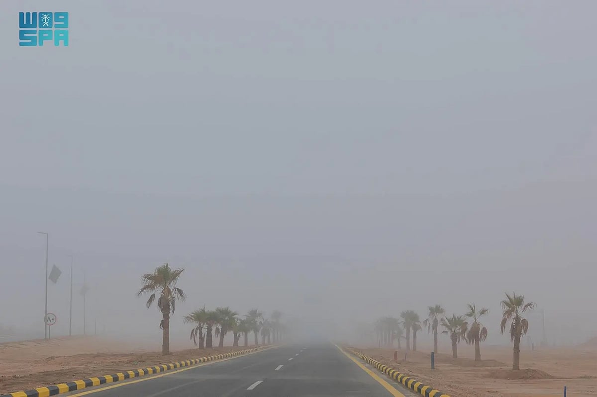 الضباب يغطي سماء عرعر وأمطار على محافظة طريف بالحدود الشمالية 4 tsjdaHSiL4iGvfyc0bGmFHzKKuK5bs1716ygfv2e.webp