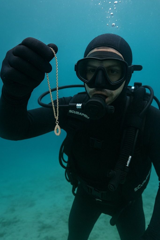 بعد 5 ساعات من البحث .. غطاس أردني يستعيد سلسلة ذهب أوقعتها عروس في البحر 1767509111 image