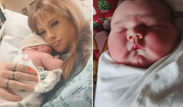 أم أمريكية تلد طفلاً عملاقًا بحجم ولد عمره “3 سنوات” 1767522593 image