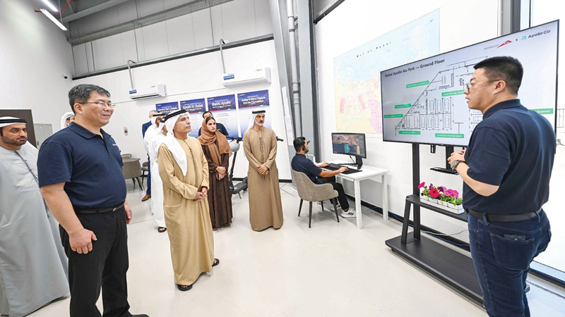 افتتاح مركز عمليات ورقابة المركبات ذاتية القيادة لـ «أبولو جو» في دبي 1767926155 image