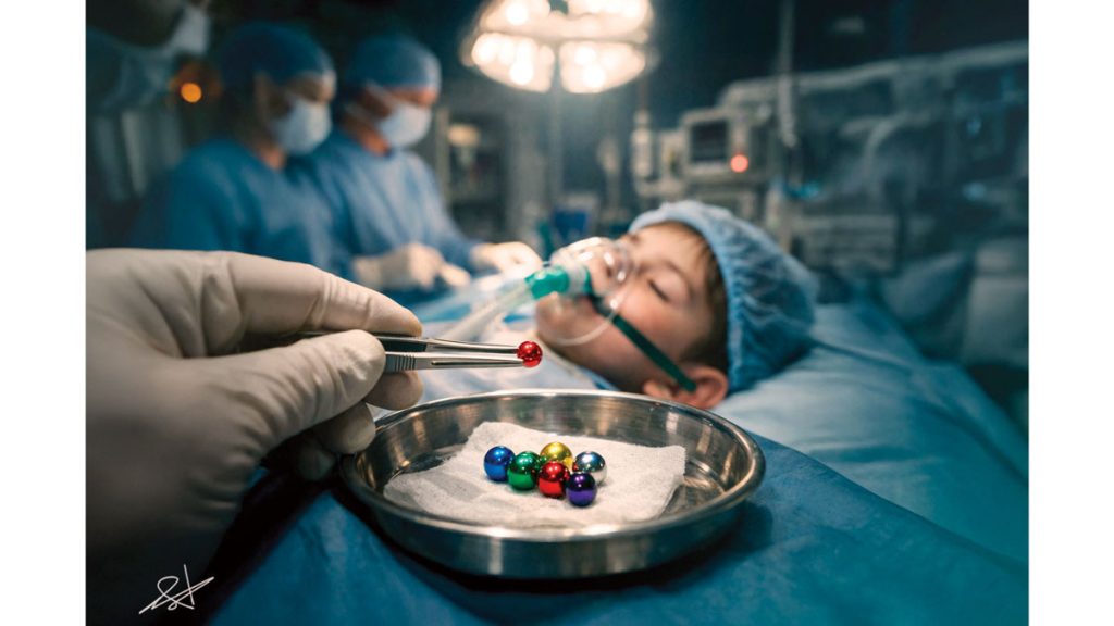 «الكرات المغناطيسية» تهدد حياة الصغار بتلف الأمعاء.. و114 ابتلعوها خلال 10 سنوات 1767997050 image