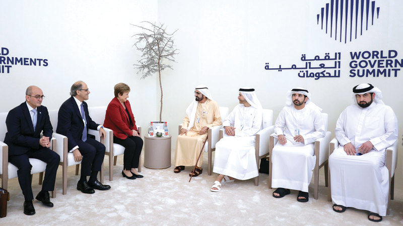 محمد بن راشد: التعاون الدولي ركيزة أساسية لتعزيز الاستقرار الاقتصادي العالمي 1770082564 image