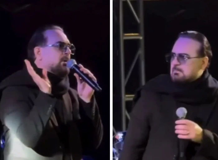 بالفيديو: لحظة انفعال وغضب الفنان وائل جسار على المسرح أثناء حفل رأس السنة في بغداد.. والكشف عن السبب! 20260101174103.webp