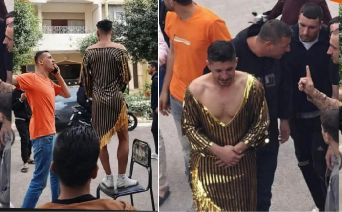 بالفيديو: شبان مصريون يعتدون على شاب ويجبرونه على ارتداء بدلة رقص في الشارع .. والكشف عن السبب 20260213144725.webp