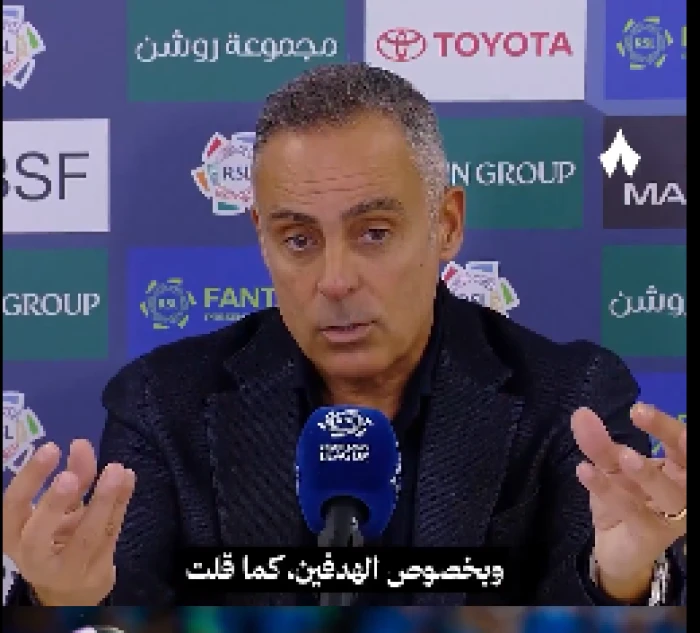 بالفيديو.. قوميز يعلق على لقطة باتنا أمام النصر.. ويؤكد: كنا نستحق ركلة جزاء 20260215230951.webp