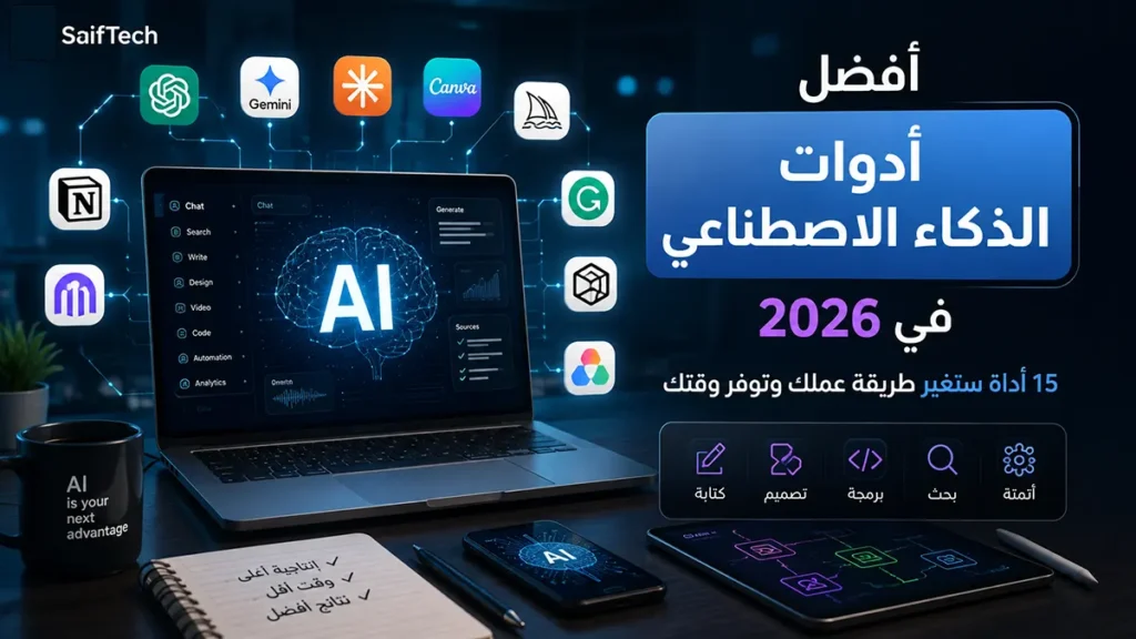 مقارنة بين أشهر أدوات كتابة المحتوى بالذكاء الاصطناعي في 2026 pic 6001
